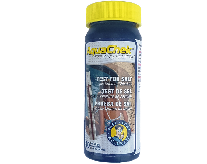 ערכת בדיקת ריכוז מלח AquaCheck בבריכה 10 יחידות