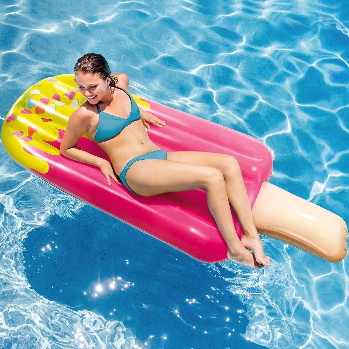 מזרון ים קרטיב INTEX 58766 – מזרון גלידה מתנפח לים ולבריכה