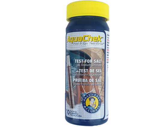 ערכת בדיקת ריכוז מלח AquaCheck בבריכה 10 יחידות